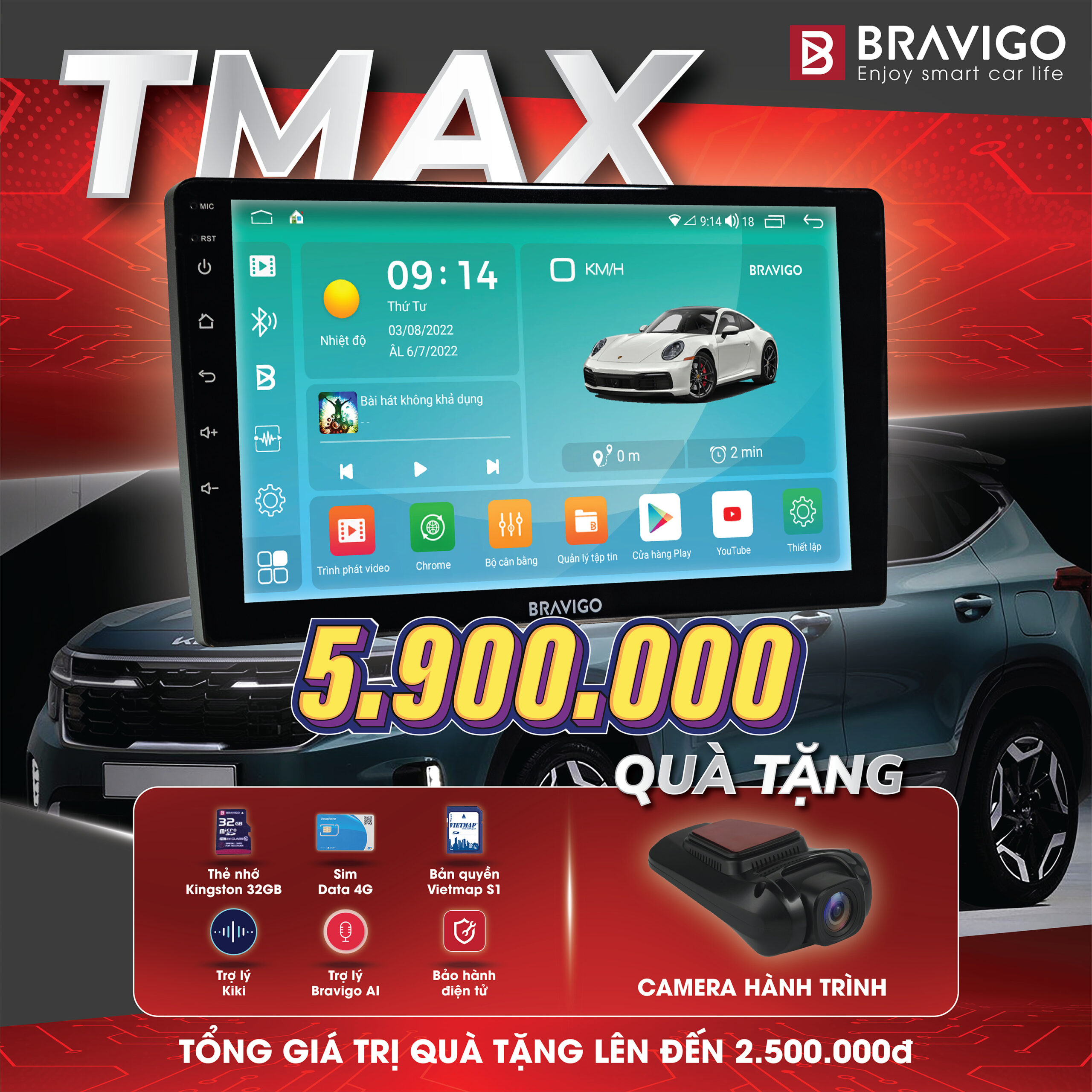 giới thiệu màn hình tmax
