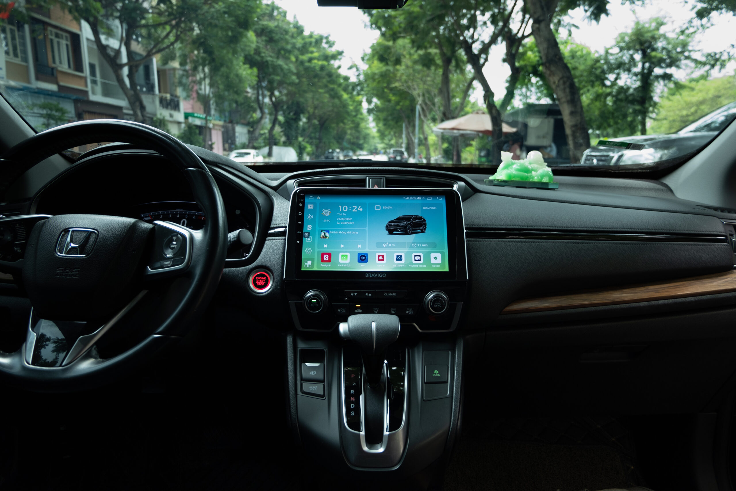 lắp màn hình tmax lên xe
