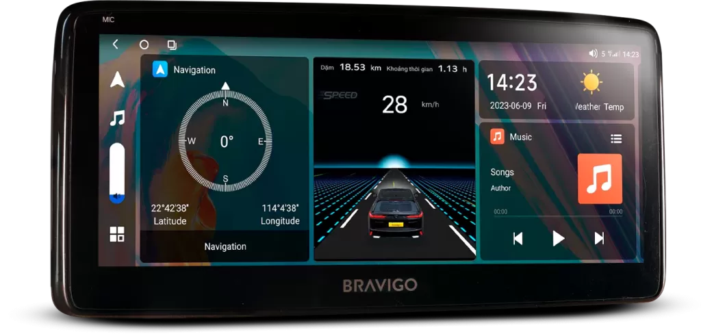 giới thiệu màn hình blux mazda