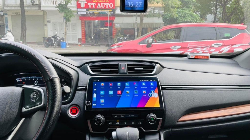 Màn hình android bravigo CRV lắp trên xe honda CRV