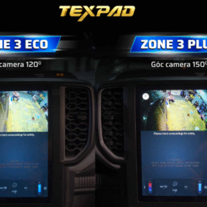 Camera 3 mắt Texpad Zone 3 Pro tích hợp lên màn zin xe Mazda 2, Mazda CX3, CX-3