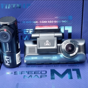 Camera hành trình VIETMAP SPEEDMAP M2 – 2 mắt ghi hình trước sau, cảnh báo biển báo giao thông