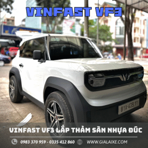 VINFAST VF3 LÓT SÀN NHỰA CAO CẤP CHO XE – BẢO VỆ SÀN XE TỐI ƯU, TĂNG TÍNH THẨM MỸ