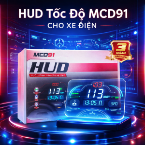 HUD Tốc Độ MCD91 Cho Xe Điện – Hiển Thị Thông Tin Trực Tiếp Trên Kính Lái