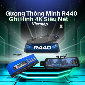 Camera Hành Trình Gương Thông Minh R440 – Ghi Hình 4K Siêu Nét